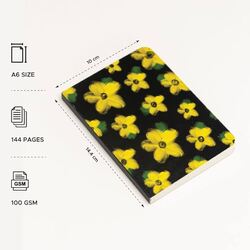 Factor Notes Ruled 100 Gsm A6 Size Notebook Aura Of Flora - FN2147